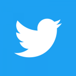 Twitter Logo Whiteonblue 150x150