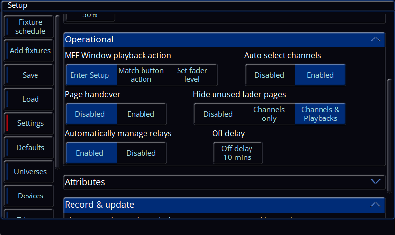 Relay Auto Enabled